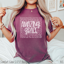 Load image into Gallery viewer, White Amazing Grace With Words #BS3991
