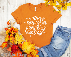 Autumn Leaves And Pumpkins Please #BS69