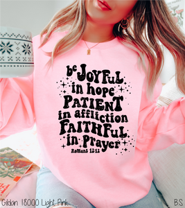 Distressed Be Joyful In Hope #BS4097
