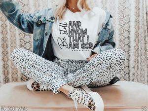 Be Still Leopard Letters #BS3239