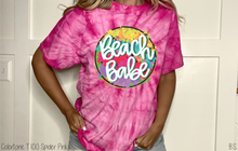 Load image into Gallery viewer, Beach Babe Circle Splatter #BS1827
