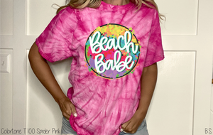 Beach Babe Circle Splatter #BS1827
