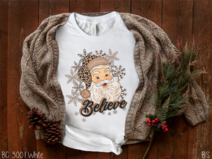 Believe Brown Leopard Santa #BS2327