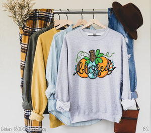 Blessed Pumpkin Hand Lettered #BS2085