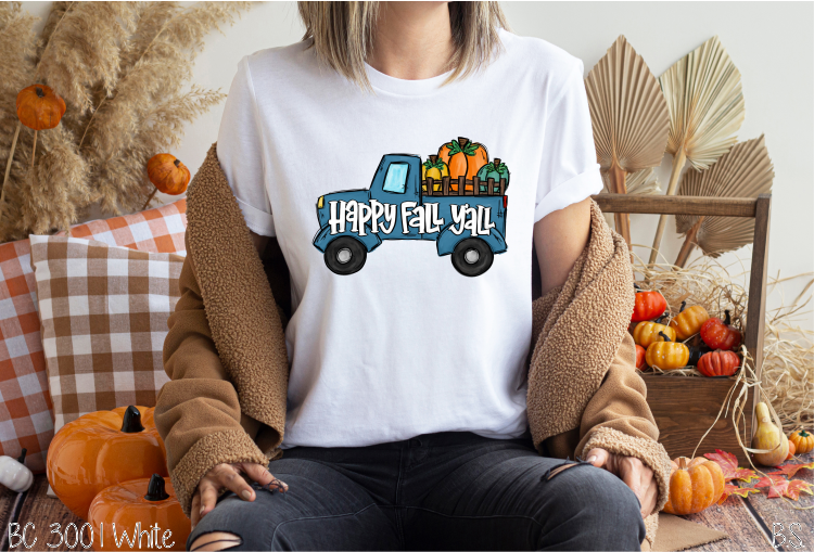 Blue Truck Happy Fall Y'all #BS3564