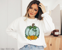 Load image into Gallery viewer, Blue Watercolor Fall Floral Pumpkin #BS3646
