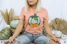 Load image into Gallery viewer, Blue Watercolor Fall Floral Pumpkin #BS3646
