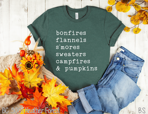 Bonfires Flannels S'mores #BS408