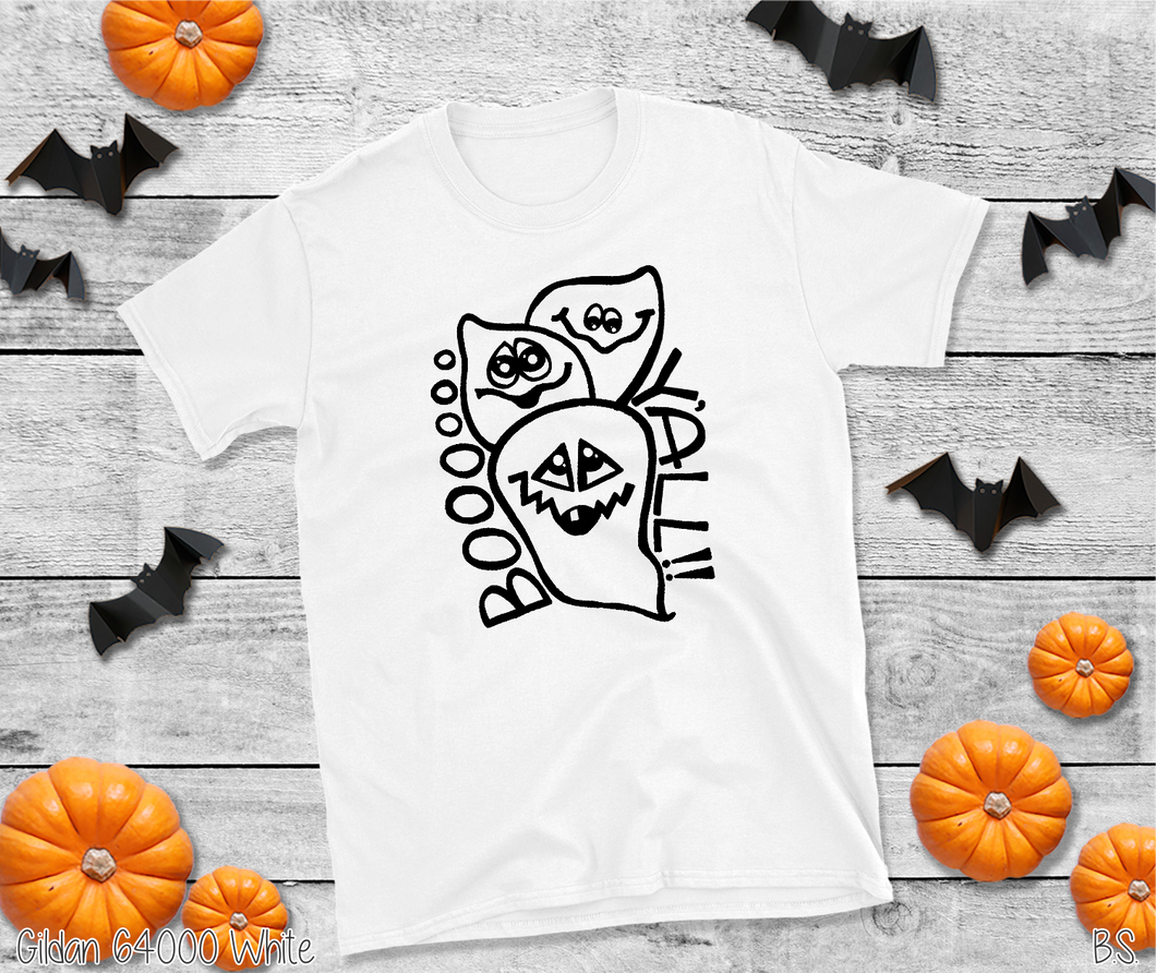 Boo Y'all One Color Ghosts #BS2229