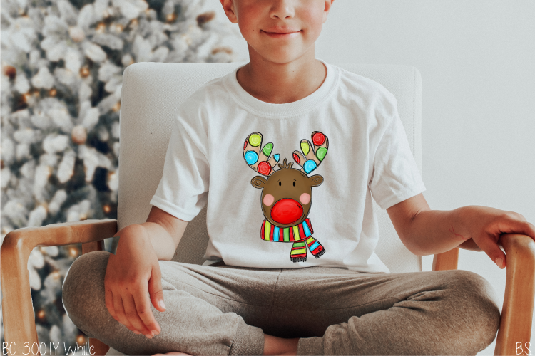 Boy Cute Winter Reindeer #BS3889