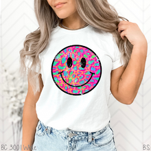 Load image into Gallery viewer, Bright Pink Neon Leopard Smiley Face #BS5335
