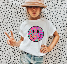 Load image into Gallery viewer, Bright Pink Neon Leopard Smiley Face #BS5335
