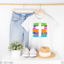 Load image into Gallery viewer, Brush Stroke Cross Tie Dye Leopard Print #BS3314
