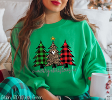 Load image into Gallery viewer, Buffalo Plaid Leopard Christmas Tree Trio #BS3694
