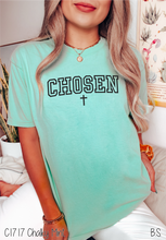 Load image into Gallery viewer, Chosen Varsity Letters With Cross #BS5270
