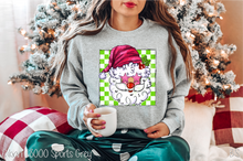 Load image into Gallery viewer, Christmas Checkered Star Santa #BS3891
