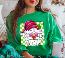 Load image into Gallery viewer, Christmas Checkered Star Santa #BS3891
