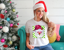 Load image into Gallery viewer, Christmas Checkered Star Santa #BS3891
