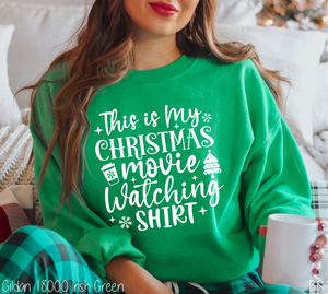 Christmas Movie Watching Shirt #BS3875