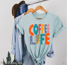 Load image into Gallery viewer, Coffee Life Lightning Bolt Distressed #BS3256
