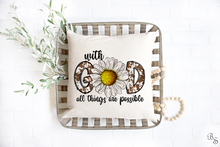 Load image into Gallery viewer, Cow Print With God All Things Are Possible #BS3837
