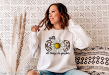 Load image into Gallery viewer, Cow Print With God All Things Are Possible #BS3837
