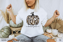 Load image into Gallery viewer, Cowhide Hello Fall Pumpkin #BS3610
