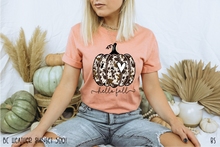 Load image into Gallery viewer, Cowhide Hello Fall Pumpkin #BS3610
