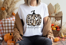 Load image into Gallery viewer, Cowhide Hello Fall Pumpkin #BS3610
