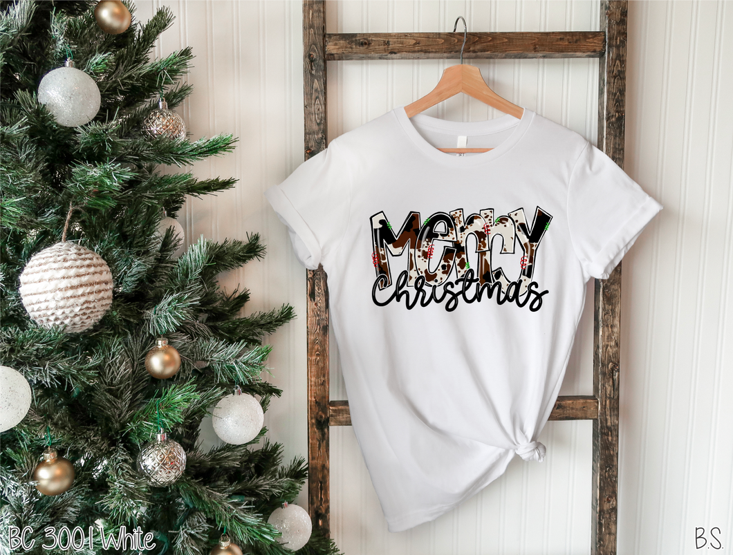 Cowhide Merry Christmas 2022 #BS2495