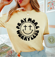Load image into Gallery viewer, Cross Eyes Smiley Pray More #BS5379
