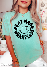Load image into Gallery viewer, Cross Eyes Smiley Pray More #BS5379
