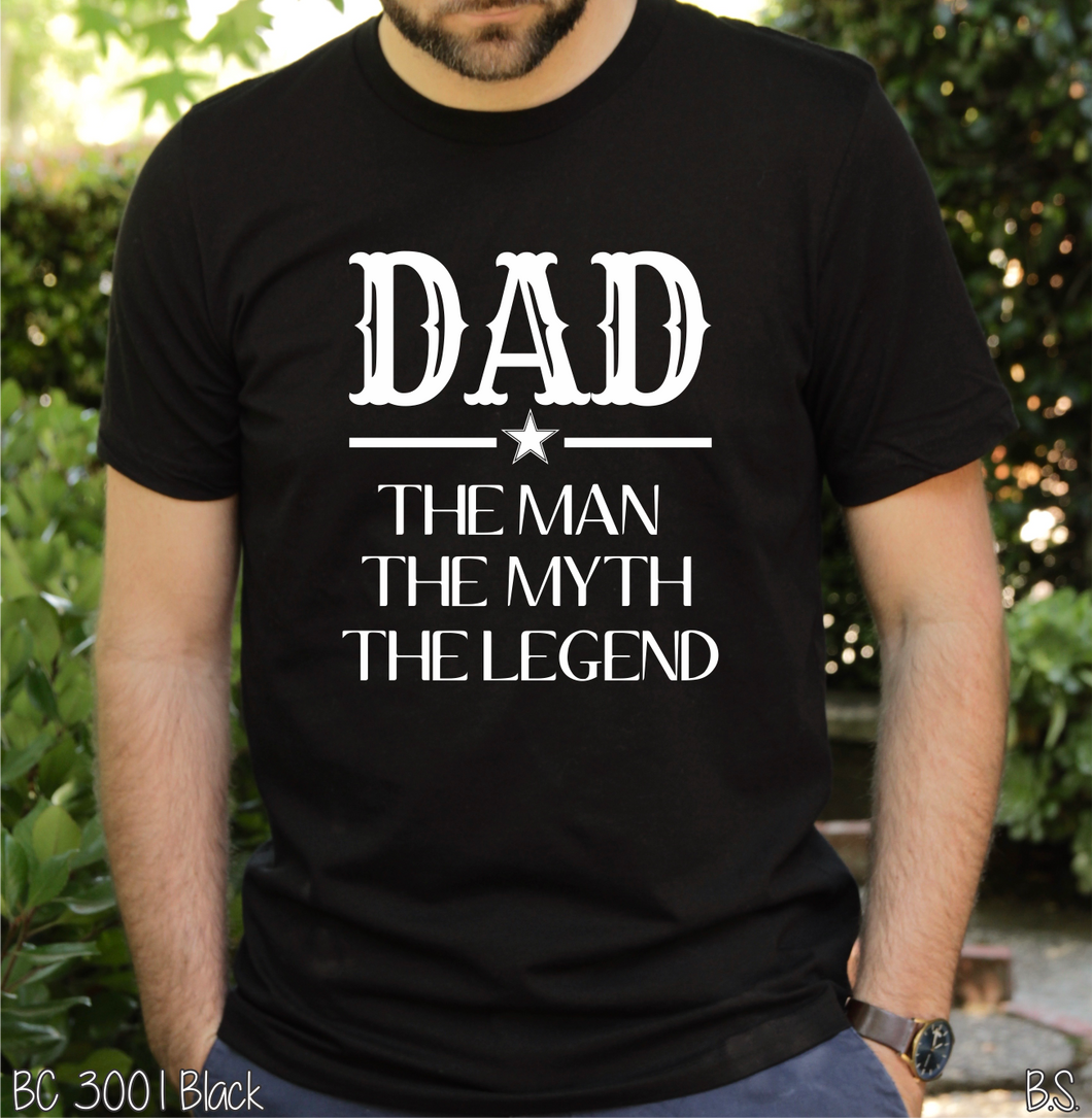 Dad The Man Myth Legend #BS1731