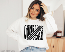 Load image into Gallery viewer, Distressed Black Game Day Retro #BS3423
