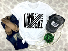 Load image into Gallery viewer, Distressed Black Game Day Retro #BS3423
