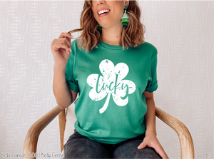 Distressed Lucky Shamrock #BS5088