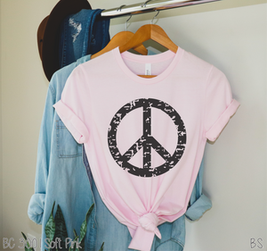 Distressed Peace Sign #BS3214