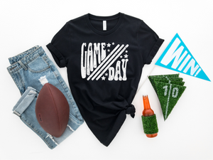 Distressed White Game Day Retro #BS3422
