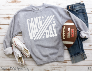 Distressed White Game Day Retro #BS3422