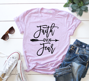 Faith Over Fear Arrow #BS723