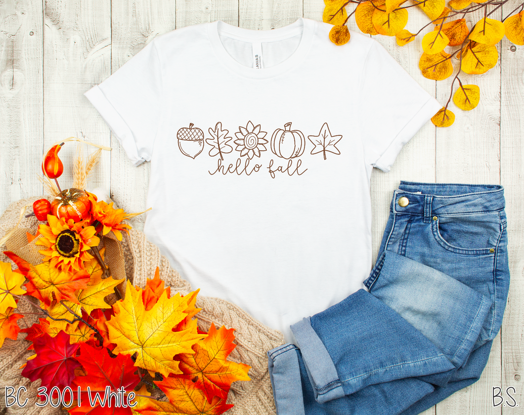 Fall Doodles One Color #BS201