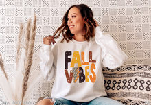 Load image into Gallery viewer, Fall Vibes Distressed Leopard Lightning Bolt Fall Colors #BS3399
