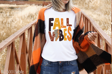 Load image into Gallery viewer, Fall Vibes Distressed Leopard Lightning Bolt Fall Colors #BS3399

