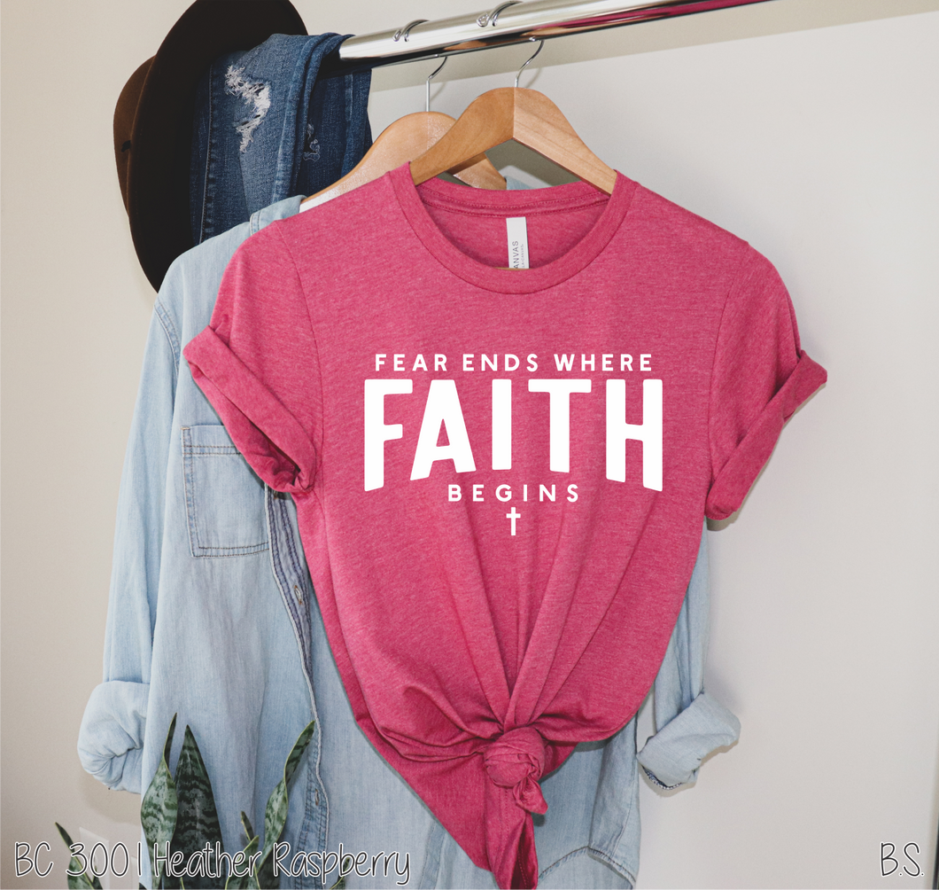 Fear Ends Where Faith Begins #BS2237