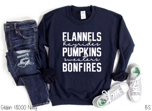 Flannels Hayrides Pumpkins One Color #BS3768