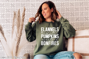 Flannels Hayrides Pumpkins One Color #BS3768