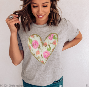 Floral Hand Drawn Heart #BS2741