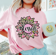 Load image into Gallery viewer, Floral Leopard Sunflower Blessed #BS5307
