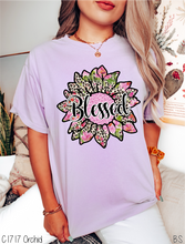 Load image into Gallery viewer, Floral Leopard Sunflower Blessed #BS5307
