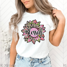 Load image into Gallery viewer, Floral Leopard Sunflower Blessed #BS5307
